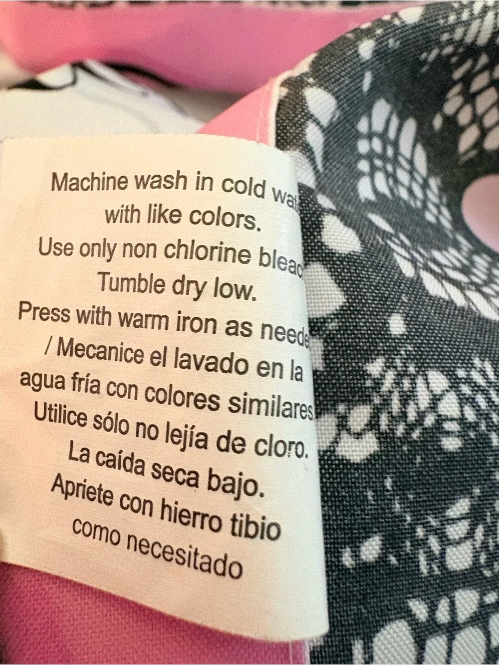 Shower Curtain - Pink & Black Fashion Print Decorative Bathroom Glamour Girls